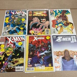 Marvel X-Men Comic Book Set with Vibrant Covers